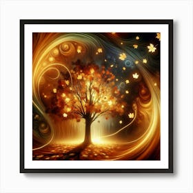 Autumn Tree 1 Art Print