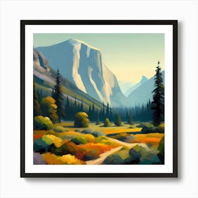 Yosemite Landscape 2 Art Print