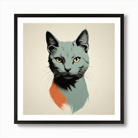 Cat Portrait Art Print