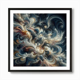 Abstract Painting 1 Art Print