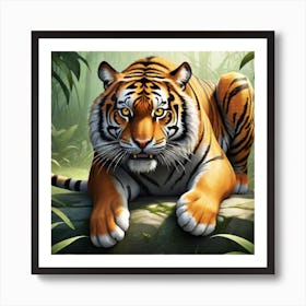 tiger of banghal Art Print