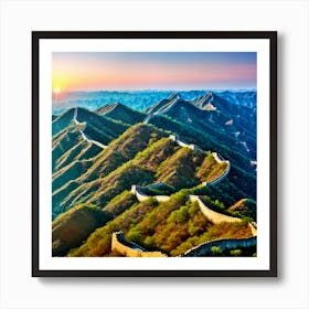 Great Wall Of China Art Print