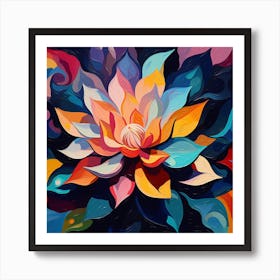 Lotus Flower 30 Art Print