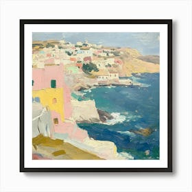 Santorini Art Art Print