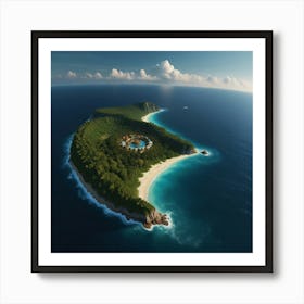 Default Create A Unique Of Ocean Island 2 Art Print