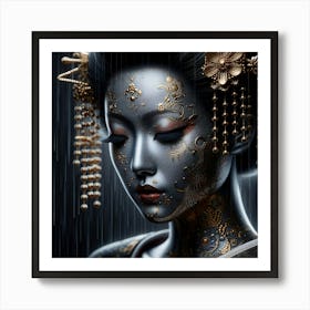 Japan Geisha Visual 88 Art Print