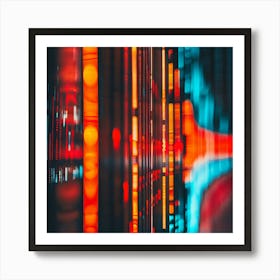 Abstract Image Of A Computer Screen 2 Art Print