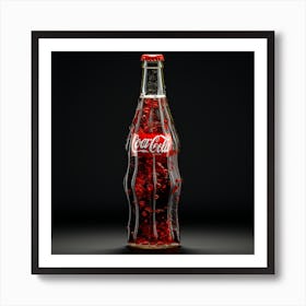 Surreal Coca Cola Bottle Art Print