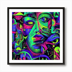 Vibrant Uhd Hyper Detailed Illustration That C 45 Art Print