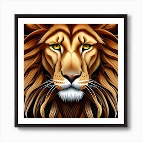 Lion Head Affiche