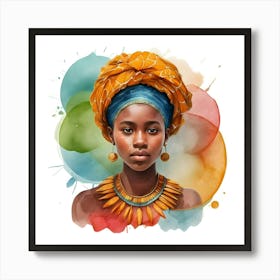 African Woman Art Print