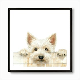 West Highland White Terrier Dog 2 Art Print