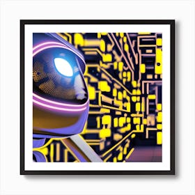Robo vision Art Print