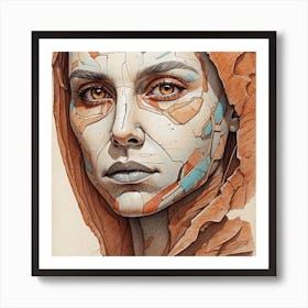 Sci-Fi Girl,wall art Art Print