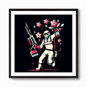 Samurai Warrior 1 Art Print