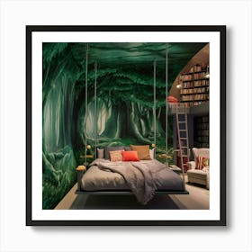 Fairytale Bedroom Art Print