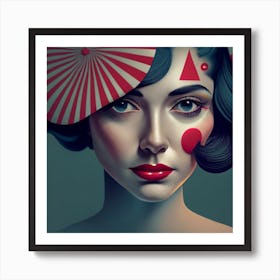 Clown Painting Art Print