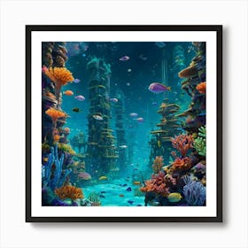 Coral Reef 3 Art Print