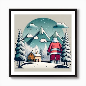 Santa Claus Art Print