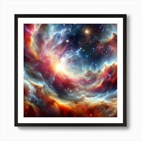 Cosmic Whirl 11 Art Print