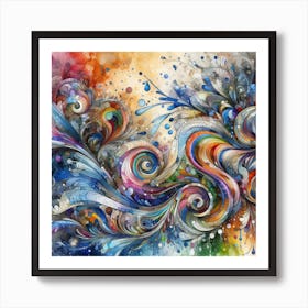 Color Abstraction 2 Art Print