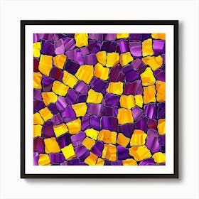 Mosaic Tile Background 1 Art Print