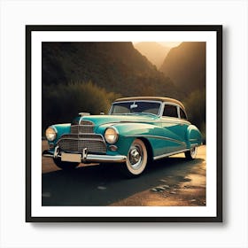 Firefly Clasic Car 88781 (4) Art Print