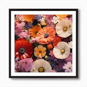 Bouquet Of Flowers 2 Art Print