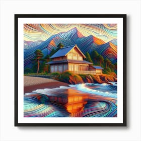 House On The Beach 6 Art Print