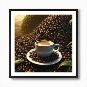 Coffee Beans 171 Art Print