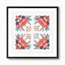 Floral Bouquet 9 Art Print