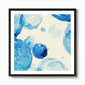 Watercolor Bubbles Art Print