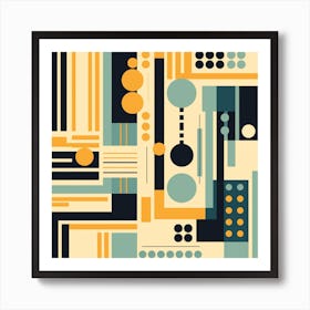 Abstract Geometric Pattern 41 Art Print