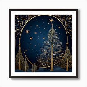 Elegant Christmas Design Series007 Art Print