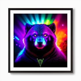 Monster Bear Art Print