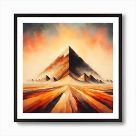 Egyptian Pyramids 2 Art Print