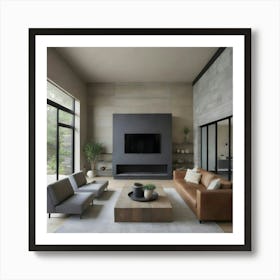 Modern Living Room 30 Art Print