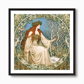 Botanical Goddess Art Print