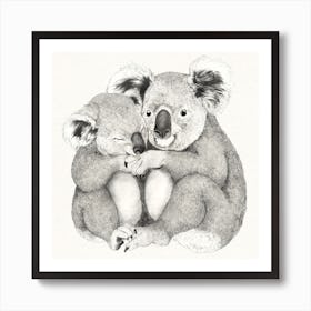 Koalas Art Print