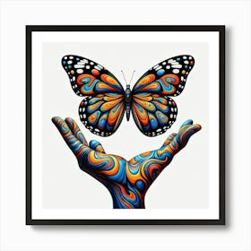 Damien Hirst Butterfly Art Art Print