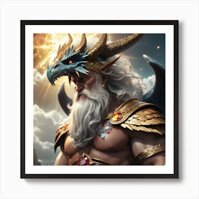 King Of Gods Art Print