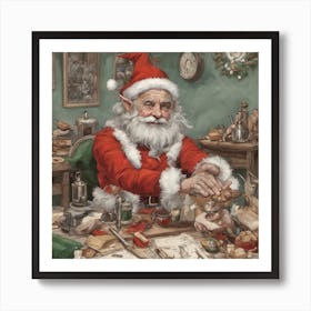 Santa Claus 1 Art Print