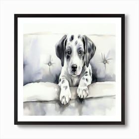 Dalmatian Dog Art Print