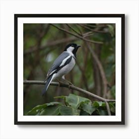 Grey Butcherbird Art Print