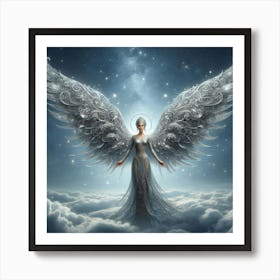 Angel With Wings 6 Art Print