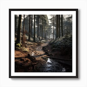 Path In The Woods Art Print