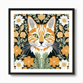 Orange Tabby Cat 1 Poster