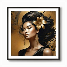 Asian Beauty 1 Art Print