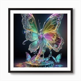 Butterfly Fairy Art Print