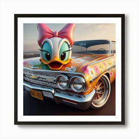 Daisy Duck Low Low Poster